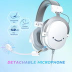 FIFINE USB Gaming Headset with 7.1 Surround Sound/3.5mm Jack/Microphone,Over-Ear Wired Headphone for PC PS4/5 Xbox Ampligame H9W