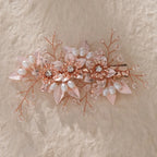 Fashion Pearl Flower Clip Silver Color Hair Combs Wedding Bridal Jewelry Accessories Headpieces For Woman Bride Hair Ornaments