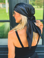 Luxury Satin Silk Feel Scarf for Women Hijab Shawl & Head Wrap