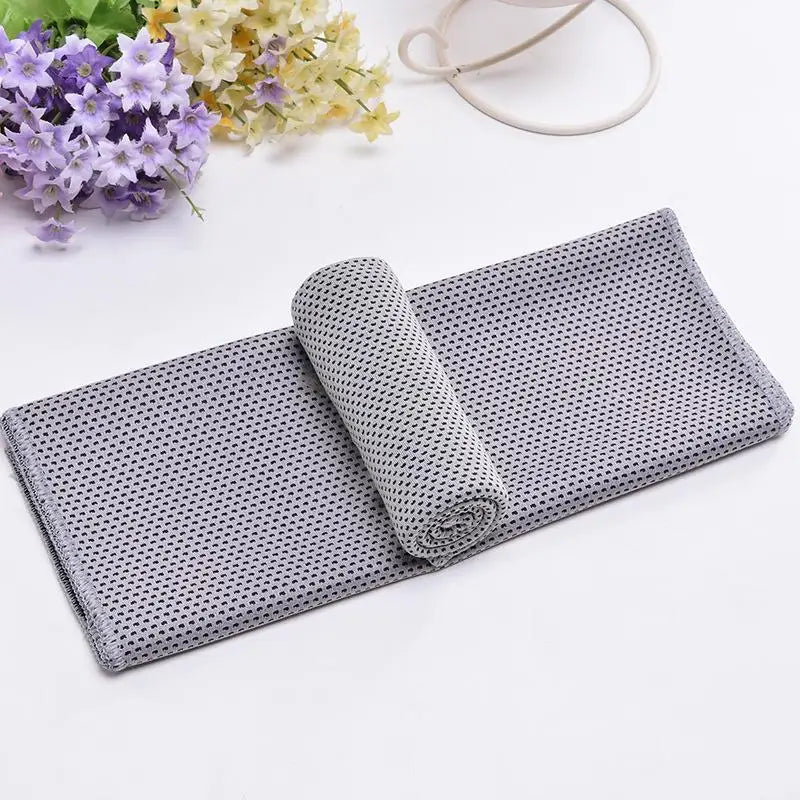 Circular Silicone Wrapped Cold Towel Cooling Towel Quick Drying Microfiber Towels Beach Accessories Towel Sport Fitness 2026
