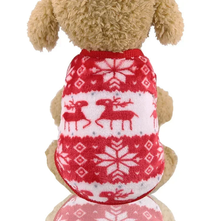 Dog Christmas Clothes – Cozy Winter Coat for Small & Medium Dogs