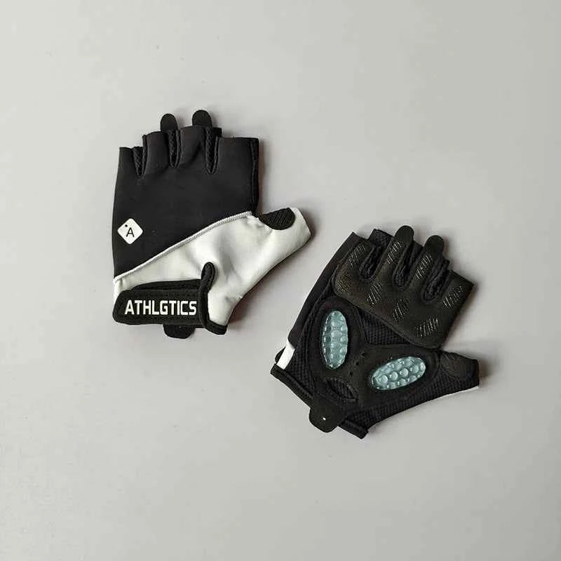 Fitness Women's Half Finger Gloves Anti Cocoon, Outdoor Cycling Anti Slip Exercise Equipment Iron Roller Skipping Rope