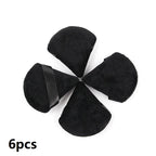 1/2/3/6Pcs Triangle Velvet Powder Puff Face Cosmetic Eye Beauty Makeup Tool Reusable Sponge Washable Mini Powder Puff Accessorie