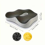 【Ergonomic Office Seat Cushion】3-Zone Memory Foam Lumbar Support Pillow Breathable Posture Corrector for Car Office Wheelchair