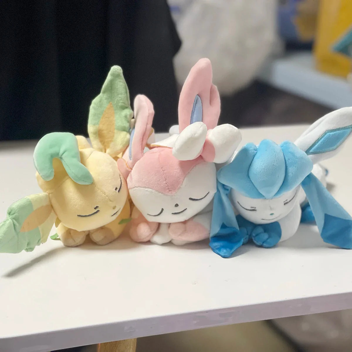 Pokemon Plush Vaporeon Sleeping Series Eeveelution Eevee Evolution Leafeon Glaceon Sylveon Stuffed Doll Charizard Pikachu Doll