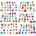 144 Pcs/Lot Mini Pokemon Figure Pikachu Kids Model Toys 2-3cm Kawaii Figurine PVC Dolls 6*24pcs Toys Wholesale