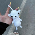 Funny Chihuahua Plush Toy Keychain Pendant Puppy Pet Stuffed Chihuahua Doll Weird Cute Realistic Plush Chihuahua Friend Gift