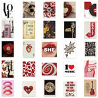 50Pcs Retro Y2K Girls Stickers Downtown Y2K DIY Stickers Scrapbooking Phone Luggage Skateboard Waterproof Decals