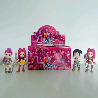 Anime Kpop Devil Hunter Blind Box Disassembly Fun Blind Bag Small statue Peripheral model Desktop Blind box decoration gift