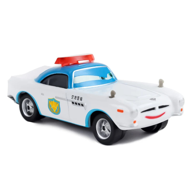 Pixar Cars Electroplated Pink 95 Lightning McQueen 1/55 Metal Die Casting Model Car Alloy Material Collectibles Racing Toys