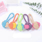 Interactive Cotton Rope Mini Dog Toys Ball for Dogs Accessories Toothbrush Chew Puppy Toy for Large Small Dogs Toy Pet Dog Toy - WTN Essentials 