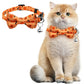 Adjustable Cat Bow Tie Collar – Festive Halloween Design