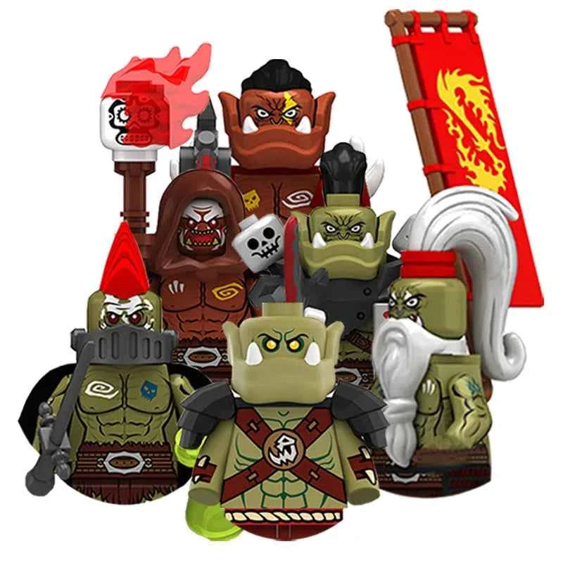 Medieval Knight Building Block Figures Fantasy Warrior Army Set