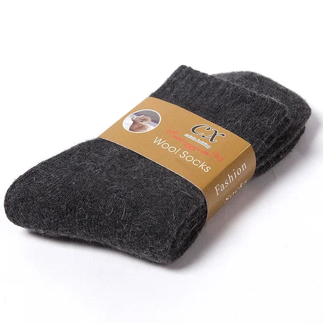 2025 New Winter Super Thicker Warm Socks Wool Male Men Women Socks Solid Socks Merino Wool Socks Against Cold Snow Terry Socks