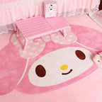 60x90cm Saniro My Melody Cartoon Carpet Kawaii Home Soft Fur Rugs Children Girls Bedroom Living Room Floor Mat Doormat Decor Toy