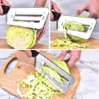 Cabbage Kitchen Knife Stainless Steel Dual Blades Peeling Tool Kitchen Vegetable Fruit Cutter Slicer Chopper Household Gadgets