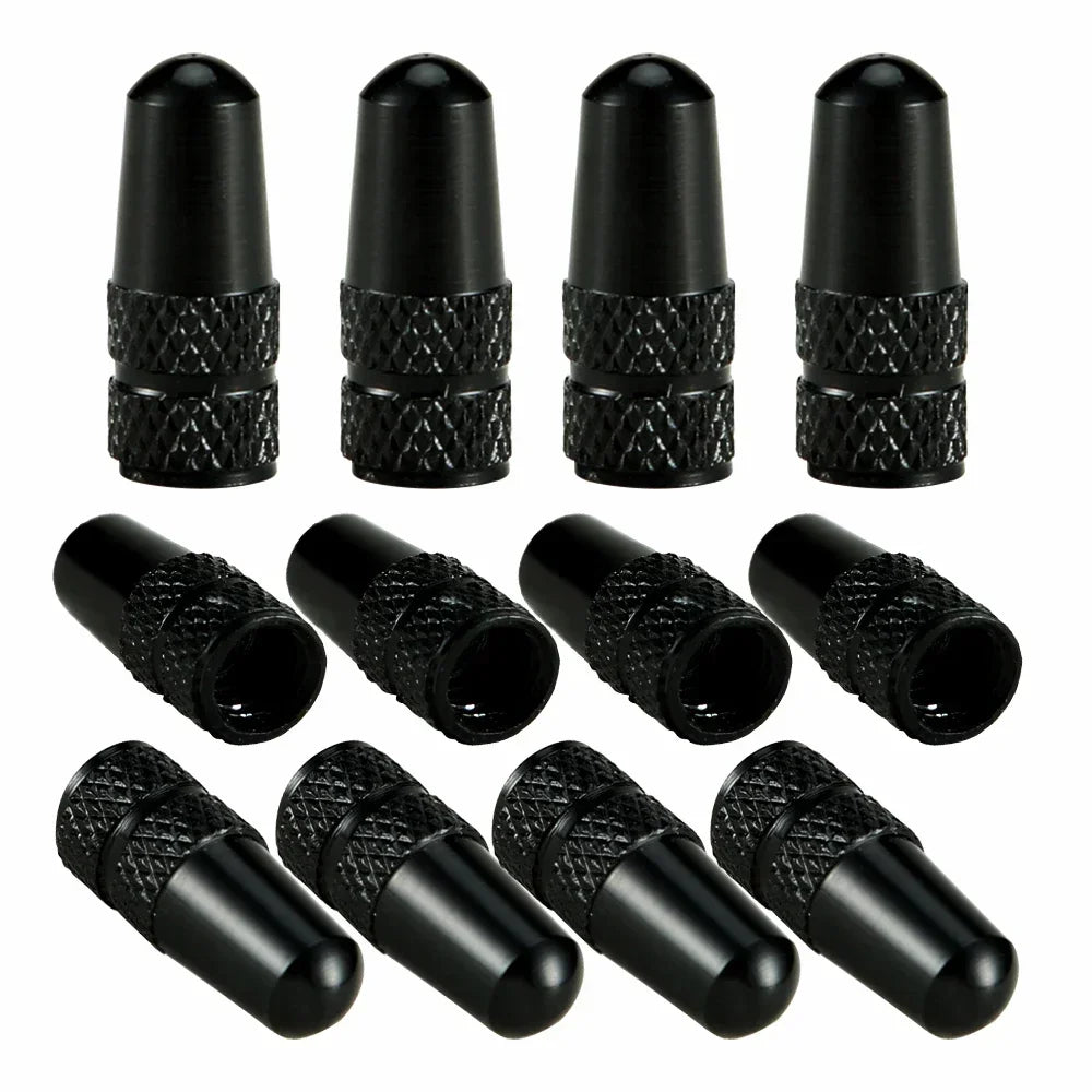 4PCS Aluminum Alloy Presta Valve Caps For Road MTB Track Racing Bike Tires French Valve Wheel Tube Covers