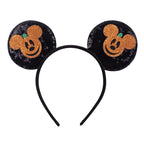 2026 Latest Fashion Ear Headband Sequin Bows For Girl Adult Kids Halloween Party Cosplay Hair Accessories Princess Hairband