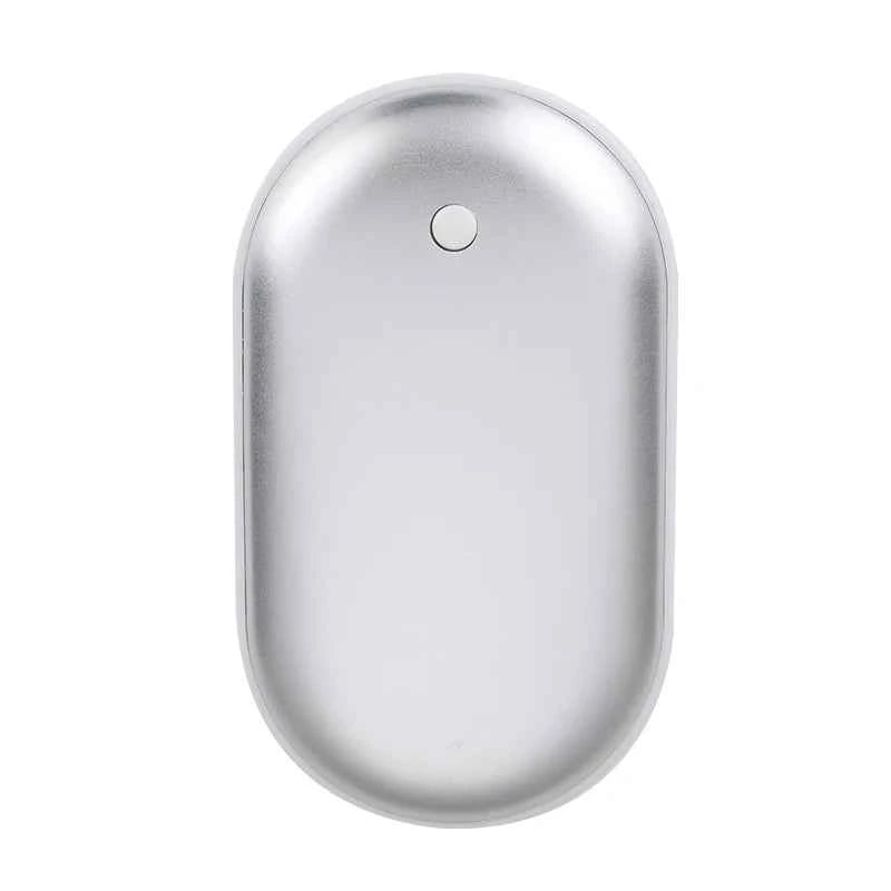Ultra thin double-sided heating hand warmer with one click switch to 3 temperature levels, versatile for hand and abdominal warm