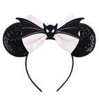 2026 Latest Halloween Cobweb Ears Headband Women Festival DIY Mouse Hairband Kids Party Villains Cosplay DIY Hair Accessories