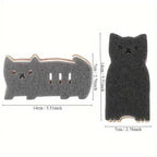 4-piece Cute Cat Kitchen Sponge Set - Thick and Durable Dishwashing and Cleaning Tools