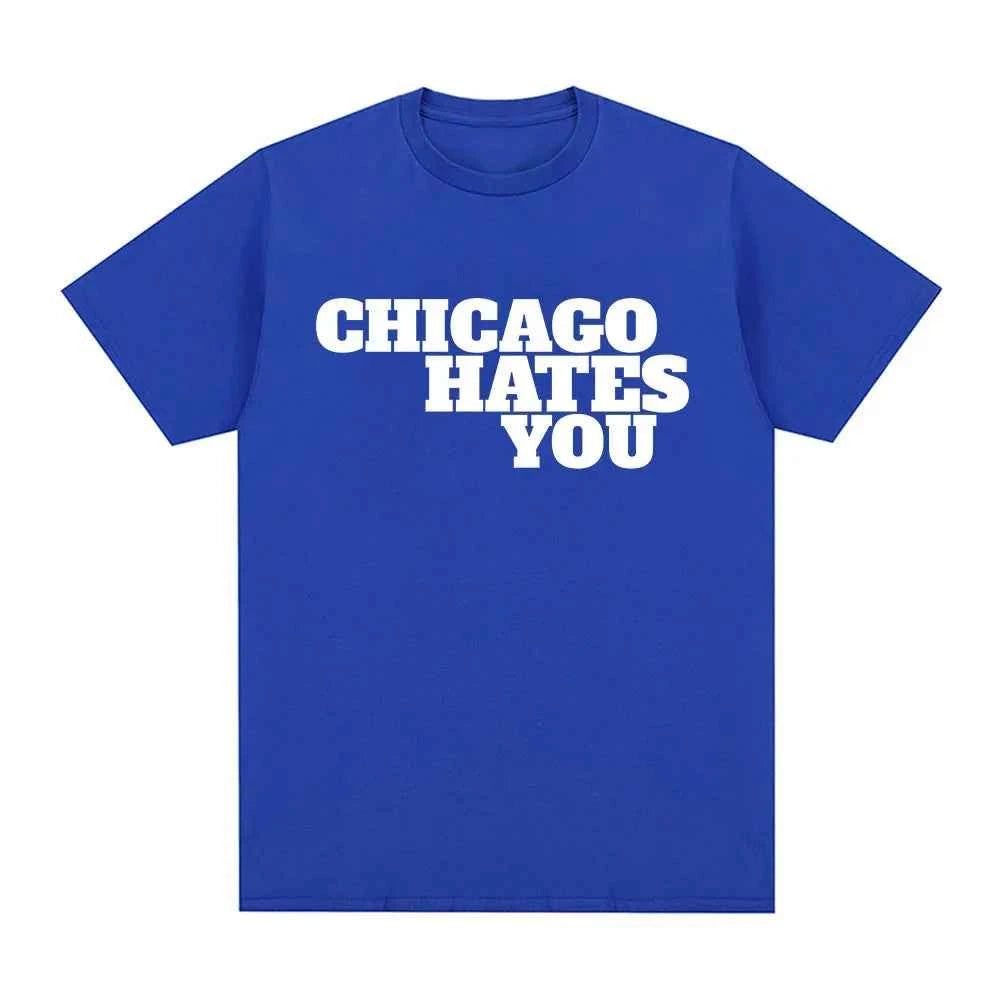 Rapper Chief Keef Chicago Hates You Same Style T-shirt Men Fashion Hip Hop Oversized T Shirt Casual Cotton Short Sleeve T-shirts