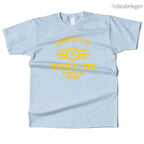 Mens Cotton Property of Vault Tec Graphic T Shirt Street Casual Style Tee for Men and Women