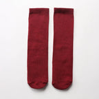 About 28 cm Knee High Socks Kids Boys Girls Socks for School Uniform Children White Socks Student Black  toddler girl socks