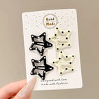 4pcs Simplicity Blue and Yellow Cute Fish Hairclip for Women Elegant Side Clip Fashion Girl Hairpin Hair Accessories