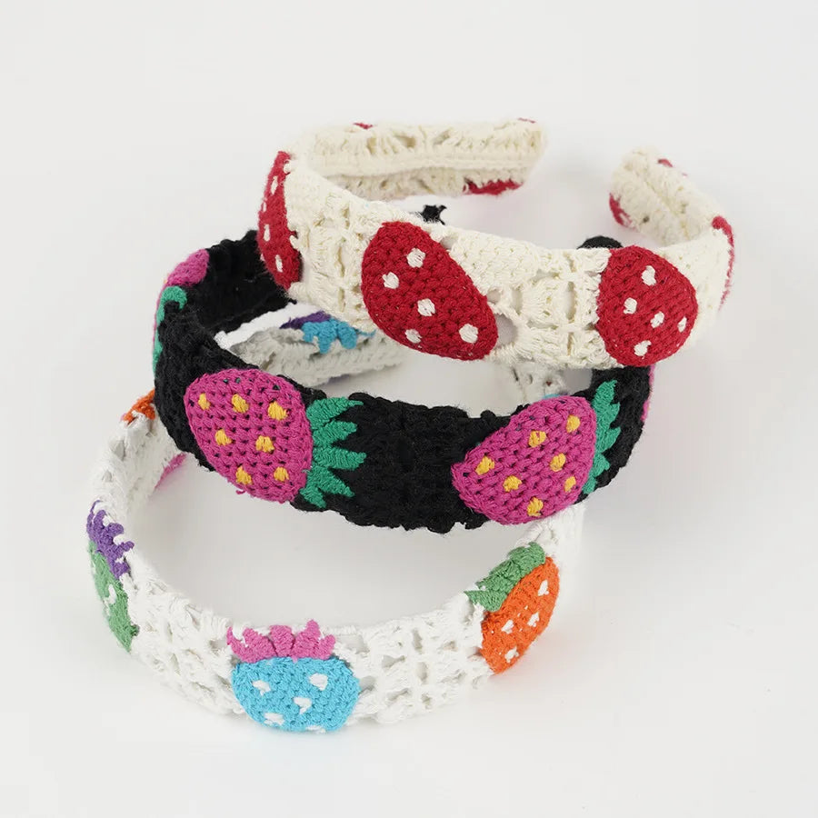 NEW Knitted Headband Bohemian Style Summer Seaside Vacation Handmade Head Band Hair Accessories for Women Girls