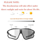 Photochromic UV400 Motorcycle Sports Sunglasses for Men & Women