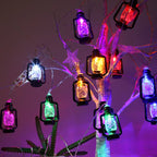 80 LED Vintage Lantern String Lights Christmas Halloween Decor