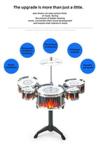 Kids Jazz Drum Set Musical Instrument Toy for Beginners