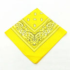 1/2/3/5PCs Unisex men women bandana hairband cowboy mens biker sports headwear wrist hairwrap single head wrap scarf
