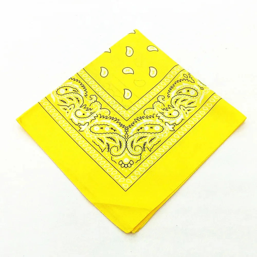 1/2/3/5PCs Unisex men women bandana hairband cowboy mens biker sports headwear wrist hairwrap single head wrap scarf