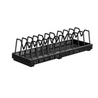 Pull‑Out Pots Pans Organizer Sliding Kitchen Storage Rack for Lids Spices Tableware