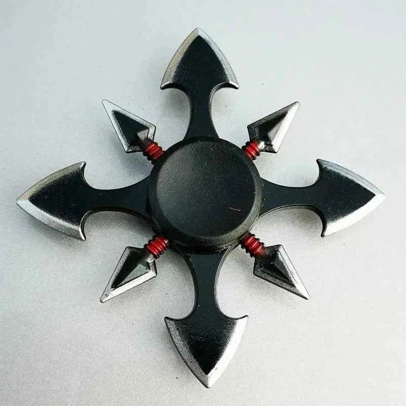 Ninja Shuriken Zinc Alloy Tri Fidget Spinner Stress Relief Toy