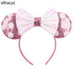 2026 Chic Embroidery Sequin Ears Headband Classical DOT Bow Hairband For Girls Women Party Head Wear Kids DIY Hair Accessories
