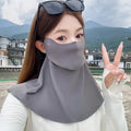 Drinking Water, Neck Protection, Sun Protection, Ice Silk Mask, No Trace, UV Protection, Cycling, Breathable and Sunshade