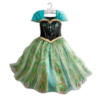 Girls Princess Dress Kid Cinderella Snow White Aurora Rapunzel Cinderella Halloween Costume Children Birthday Party Dress