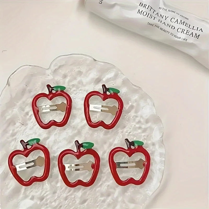 Cute Candy Color Hollow Hair Clips, Fashionable Hair Clips