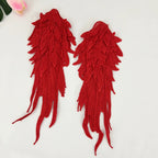Feather Angel Wing Hair Clips Lolita Barrette Hairpin Lolita Anime Cosplay Hair Accessories Anime Halloween Black White Headwear