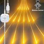 Motion Sensor Stair Lights With Chase Effect Under Bed Lights Under Cabinet Lights, Motion Activated Led Light Strip for Home