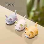 Interactive Cat Toy Electric Cat Toy Mouse Interactive Electric Hamster Cat Toy Self-Moving Obstacles Avoid