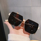 Big Frame Vintage Square UV400 Sunglasses for Men & Women