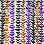 Halloween Pumpkin Bat Spider Fringe Backdrop – Spooky Party Decor