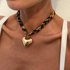 Ingemark 7 Styles Ethnic Multilayer Velvet Chain Necklace Women 2025 New Fashion Metal Conch Starfish Heart Pendant Neck Jewelry