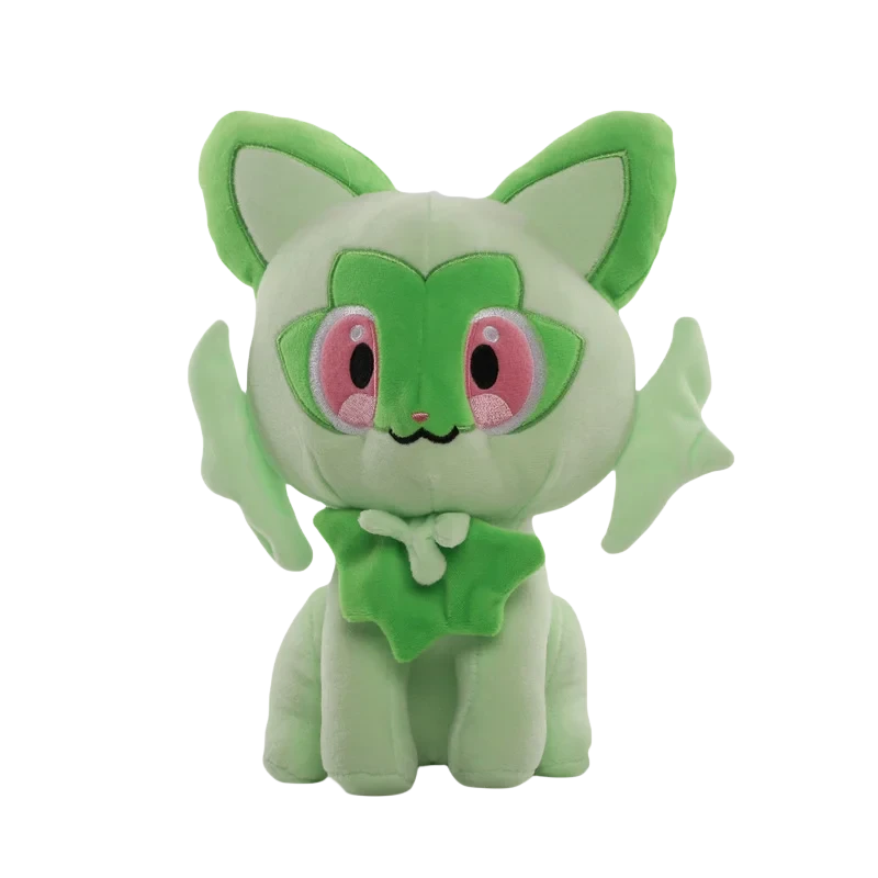 Newest Pokemon 70 Types Elf Plush Pikachu Toys Elekid Lucario Celebi Stuffed Doll Sprigatito Fuecoco Quaxly Plushies Xmas Gifts