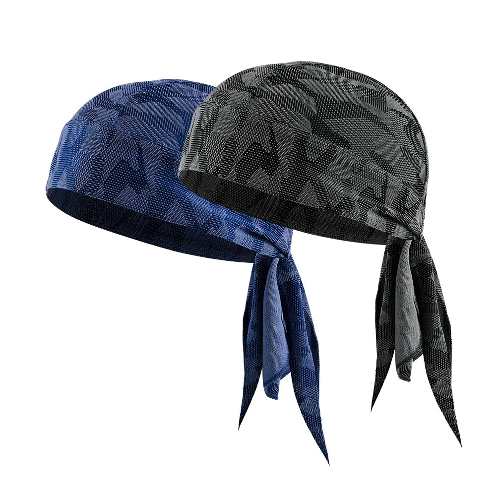Summer Breathable Running Caps Pirate Hat Outdoor Sport Sun Protection Headscarf Cycling Helmet Liner Quick Dry Beanies Bandana