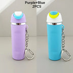 Mini Water Bottle Keychain ， Cute Cup Mini Tumbler Keychain，Applicable To Holder Keyring for Lip Balm, Backpack